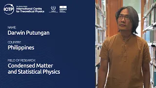 Meet ICTP Associate Darwin Barayang Putungan