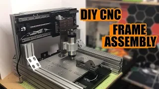 DIY Homemade CNC part 3 - Fixed Gantry Frame Assembly