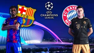 Barcelona vs Bayern Munich● CHAMPIONS LEAGUE | eFootball 2022 Predict Gameplay