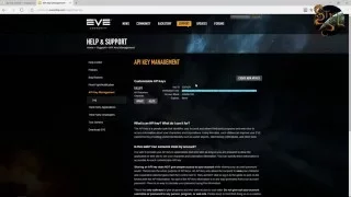 Eve online, как создать API KEY