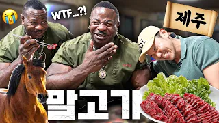 Chef Rush first try 'Horse Meat' in Korea | MUKBANG