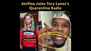 6ix9ine Threatens to switch on Tory Lanez on IG live