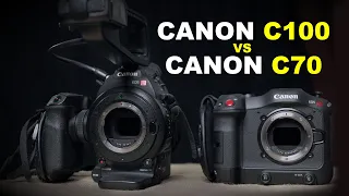 Сравнение кинокамер Canon C70 vs Canon C100