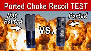 Ported Choke Recoil Test - REMATCH | Do Ported Choke Tubes Reduce Recoil?