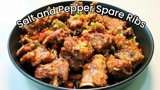 Air Fryer Salt and Pepper Spare Ribs