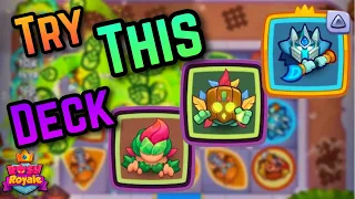 YOU NEED TO TRY THIS IVY & EARTH ELEMENTAL DECK - Rush Royale