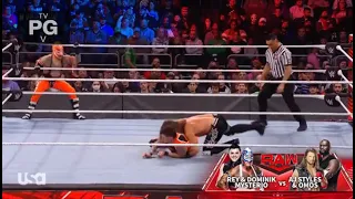 WWE Raw 12/20/21 - WWE Raw December 20 2021 The Mysterios vs. AJ Styles & Omos