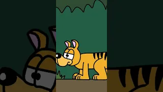 tasmanian tiger or the thylacine #godzilla #cartoon #animation