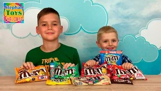 M&M's челлендж ММДЕМС челлендж шоколадные конфеты угадываем вкус M&M's challenge chocolate candies