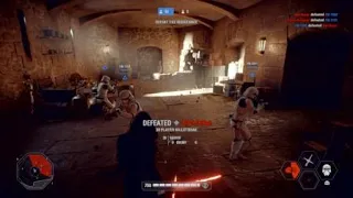 STAR WARS™ Battlefront™ II KYLO REN ON TAKODANA WITH BOTS   (NO COMMENTARY)