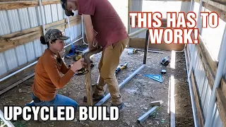 Time Is Running Out |This HAS To Work! Upcycled "Barn" Build For New Animals Our Cabin Homestead