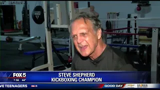 Robber picks fight with 68 year old kickboxer