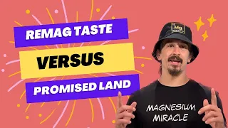 ReMag Liquid Magnesium taste VS Promised Land Chocolate Whole Milk