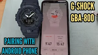 How To Pairing With Android and iPhone G-Shock GBA-800 Bluetooth Connection Watch | SolimBD