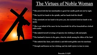 Proverbs 31 KJV | The Virtues of Noble Woman