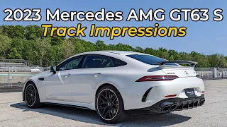 2023 Mercedes AMG GT63 S Track Review - the 4700lb Supercar?