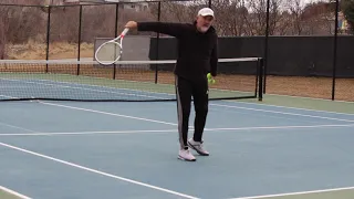 Tennis Lesson - FEDERER/WAWRINKA BACKHAND SLICE   3 TYPES OF SLICE - LIVE BALL DEMO - INSIGHT TENNIS