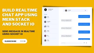 Build Realtime Chat App using React JS, Node and Socket.io 2023 | MERN Stack Project | Tutorials Dev