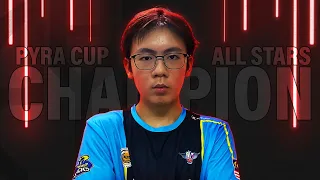 THE WINNING MOMENT: Chan Keng Ian wins the PYRA Cup All Stars!