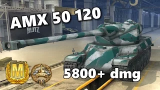 AMX 50 120 - Ace, 5800+ dmg - komentovaný replay