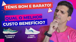 Qual o melhor custo benefício? Corre 3 ou Lining Rabbit 5?