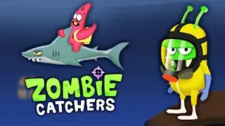 ЗОМБИ ПАТРИК, АУ! Неуловимый ЗОМБИ-КОРОТЫШКА Мульт игра Zombie Catchers