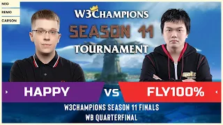 WC3 - W3Champions S11 - WB Quarterfinal: [UD] Happy vs. Fly100% [ORC]