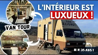 VANTOUR | Un intérieur LUXUEUX dans un VIEUX van 🤩 (1 an et demi de vie dedans!)