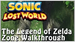 Sonic Lost World (Wii U) - The Legend of Zelda Zone Walkthrough