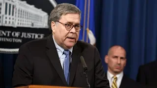 Attorney General Barr and FBI Deputy Director Bowdich Hold Press Conference