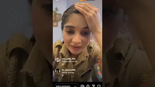 santosh sharma everyone would know bhavika sharma have come live Instagram madam sir fan santoah fan