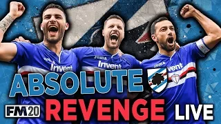 FM20 | LIVE STREAM | ABSOLUTE REVENGE WITH SAMPDORIA | START OF SEASON THREE | FOOTBALL MANAGER 2020