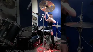 Mammoth WVH - Don’t Back down (Drum Cover / Drummer Cam) LIVE by Female Teen Drummer Lauren Young