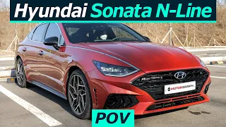 [POV] 2021 Hyundai Sonata N Line POV Ride "Design, Features, Acceleration and Fuel Economy"