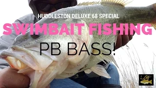 Swimbait Fishing - Huddleston Deluxe 68 special weedless - PB Bass!