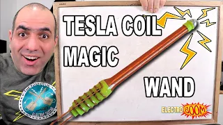 Making a Tesla Coil Magic Wand, to Celebrate 5 MILLION SUBS!