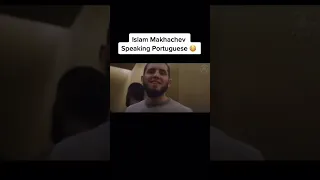Islam Makhachev speaks Portuguese 😂
