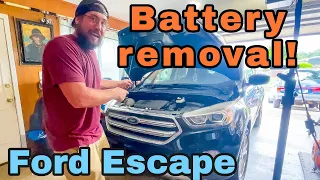 FORD ESCAPE BATTERY REPLACEMENT- diy at its finest!