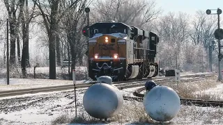 Friday Afternoon Railfanning Action in Deshler, Ohio.  2/18/2022.