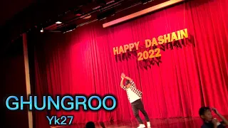 Ghungroo | YK27 | Hrithik Roshan | War |Choreographer | James Combo Marino | Dashain festival 2022.