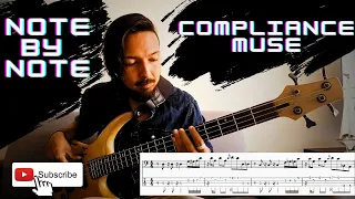 HOW TO PLAY  - COMPLIANCE BY MUSE BASS LESSON /TUTORIAL IN THE EASIEST WAY