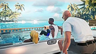 HITMAN 2 - Haven Island Synchronized Drowning in Maldives | Silent Assassin Suit Only