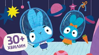 BRAVE BUNNIES. Compilation of Episodes 27-32. Cartoons for Children in Ukrainian.