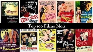 Noir By the Numbers: Top 100 Films Noir