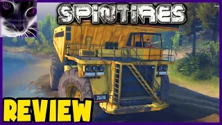 SpinTires 2014 Mod - Huge Quarry Dump Truck Review & Testing