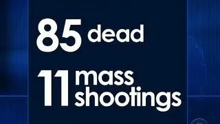 Timeline: 11 mass shootings in U.S. in just over a year