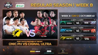 【English LIVE】MPL-PH Season 6 Regular Season Week 8 Day 2