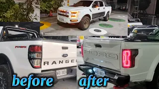 Ranger Wildtrak transformation to F-150 Raptor body kit