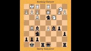 Anatoly Karpov vs Garry Kasparov | World Championship Match, 1985 #chess