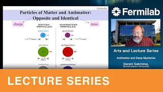 Antimatter and other deep mysteries – Public lecture by Dr. Gerald Gabrielse